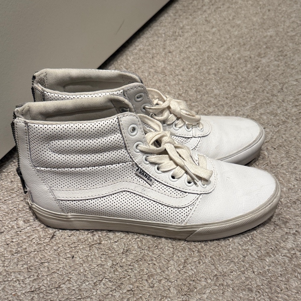 Vans Perforated White High-Tops
